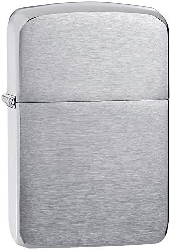 Amazon.com: Zippo 200 Classic Brushed Chrome Pocket Lighter