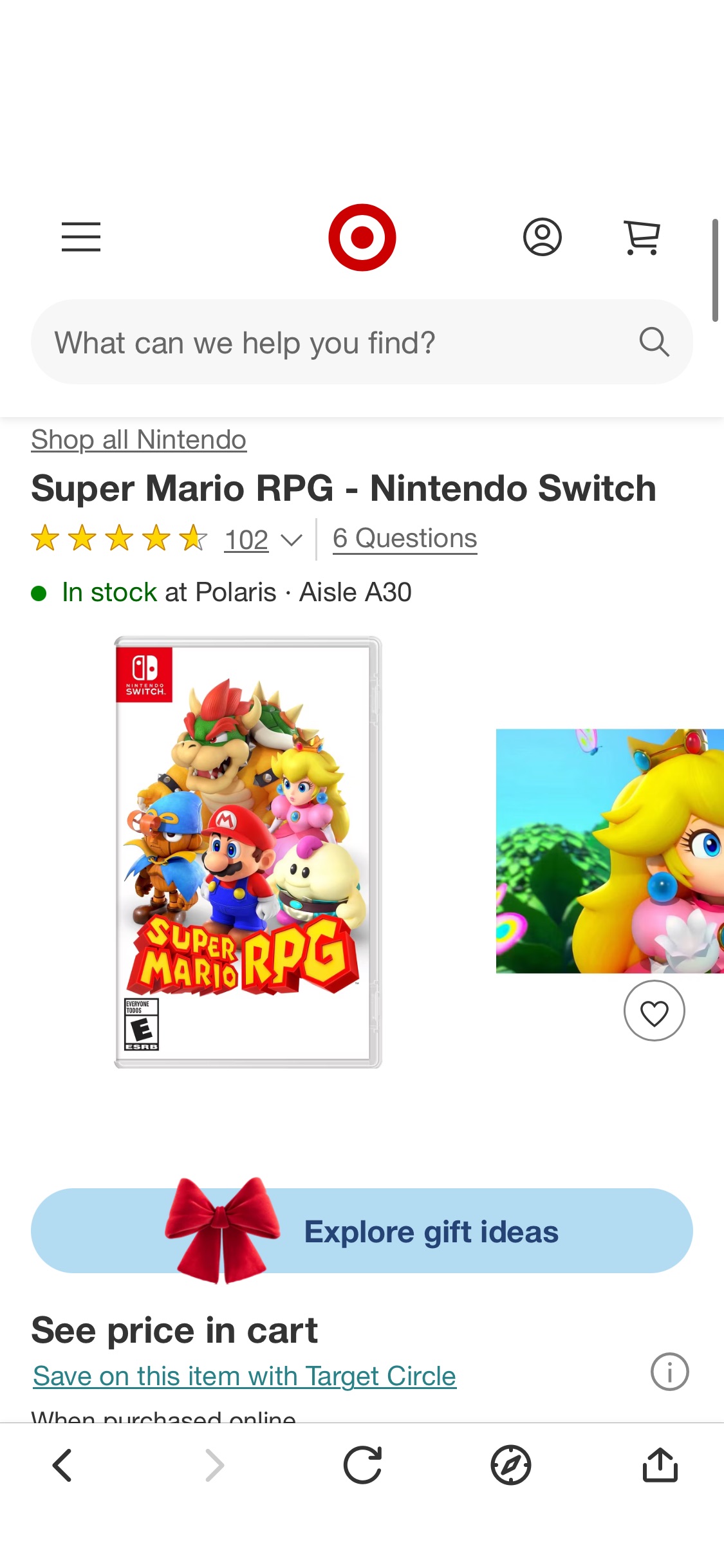 Super Mario Rpg - Nintendo Switch : Target