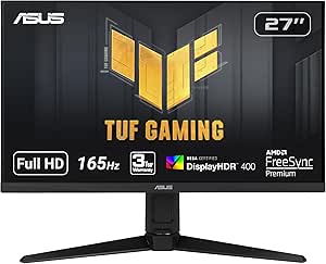 Amazon.com: ASUS TUF Gaming VG279QL1A 27” HDR Gaming Monitor, 1080P Full HD, 165Hz