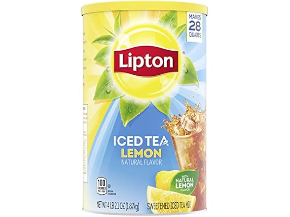 Lipton Lemon Powdered Iced Tea, Sweetened