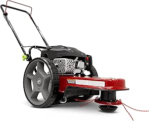 Amazon.com : Earthquake Walk Behind String Mower With 160cc Viper 4-Cycle Engine, 22” Cutting Diameter, 14” Never-Go-Flat Wheels, Easy Assembly, Adjustable Handlebar, Model # 40314 : Patio, 