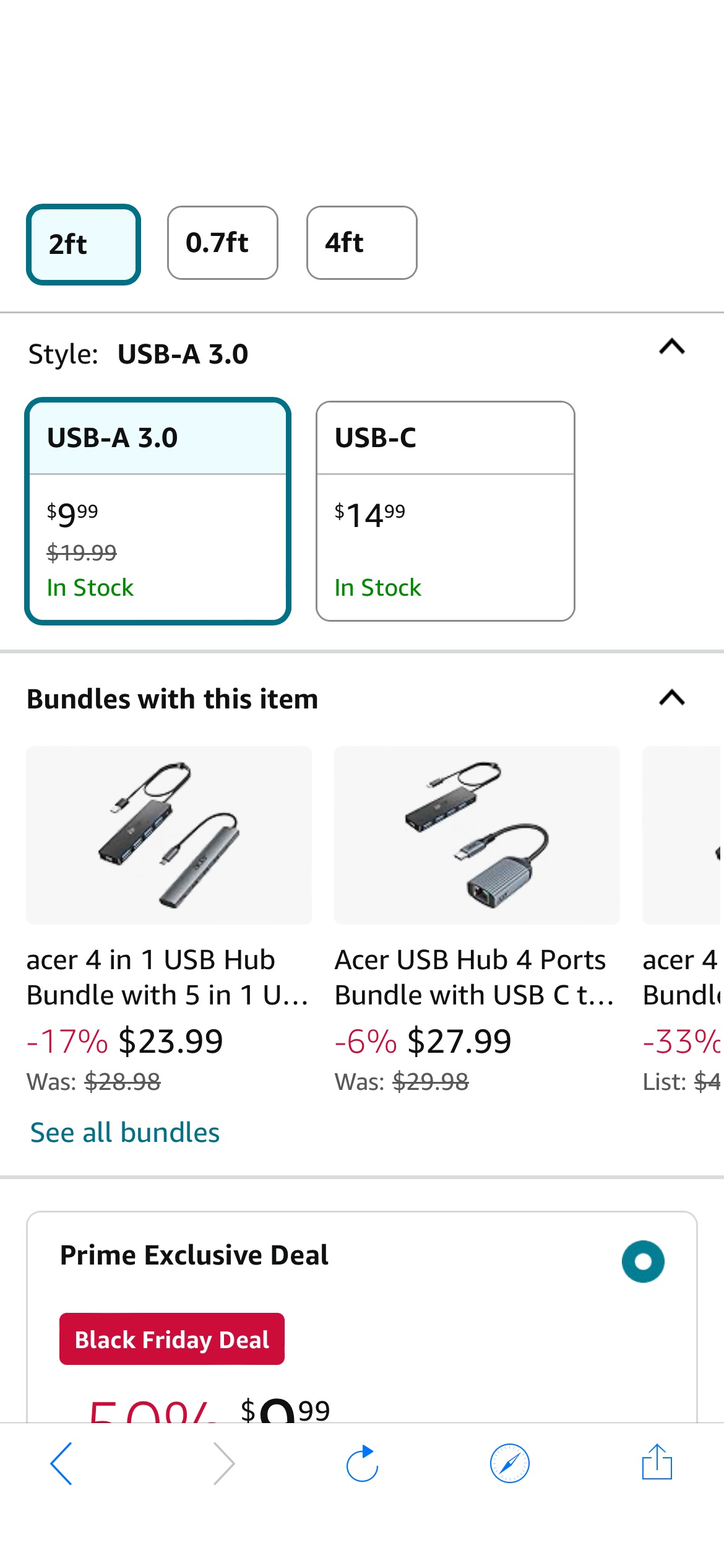 Amazon.com: Acer USB Hub 4 Ports, Multiple USB 3.0 Hub, USB A Splitter for Laptop with USB C Power Port, USB Extender for A Port Laptop, Windows, Linux, Acer PC and More (2ft) : Electronics