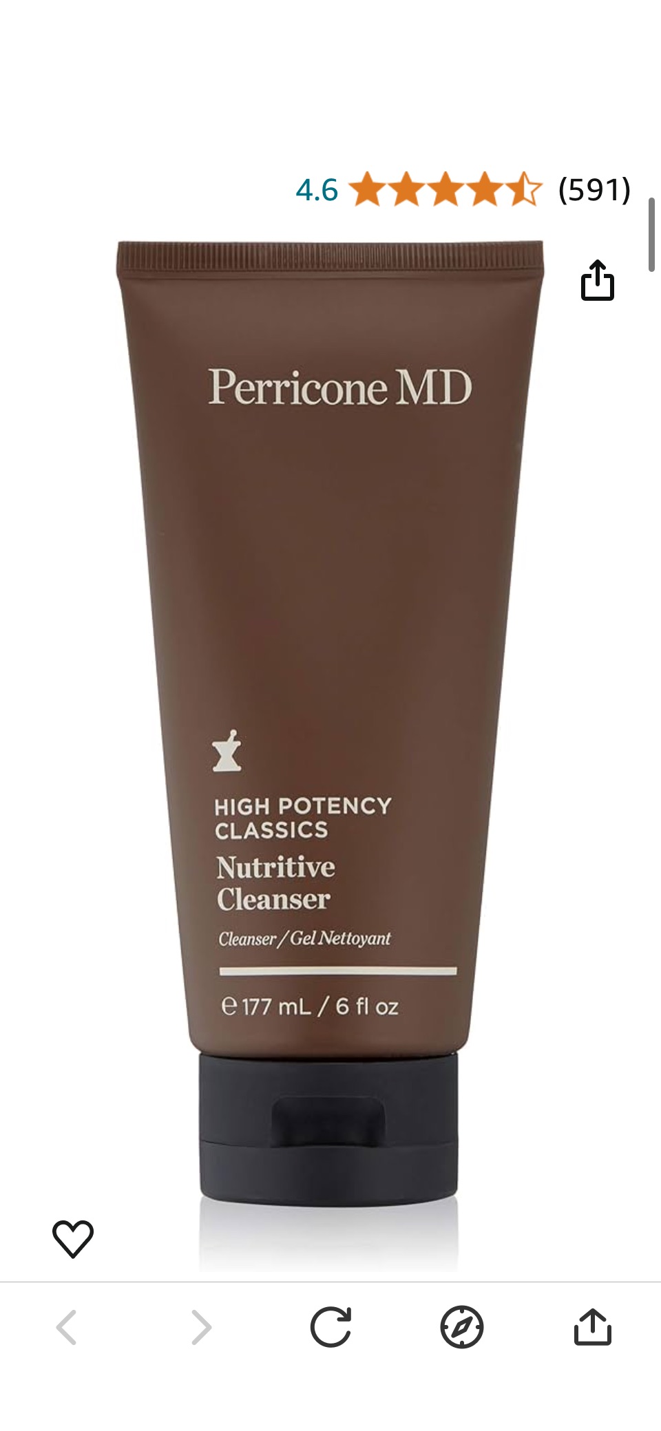 Amazon.com: High Potency Classics Nutritive Cleanser, 6 fl. oz. : Beauty & Personal Care