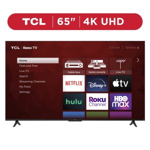 黑五预告：TCL 65吋 4K UHD HDR Roku系统智能电视 65S451