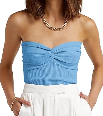 Womens Backless Tube Tops