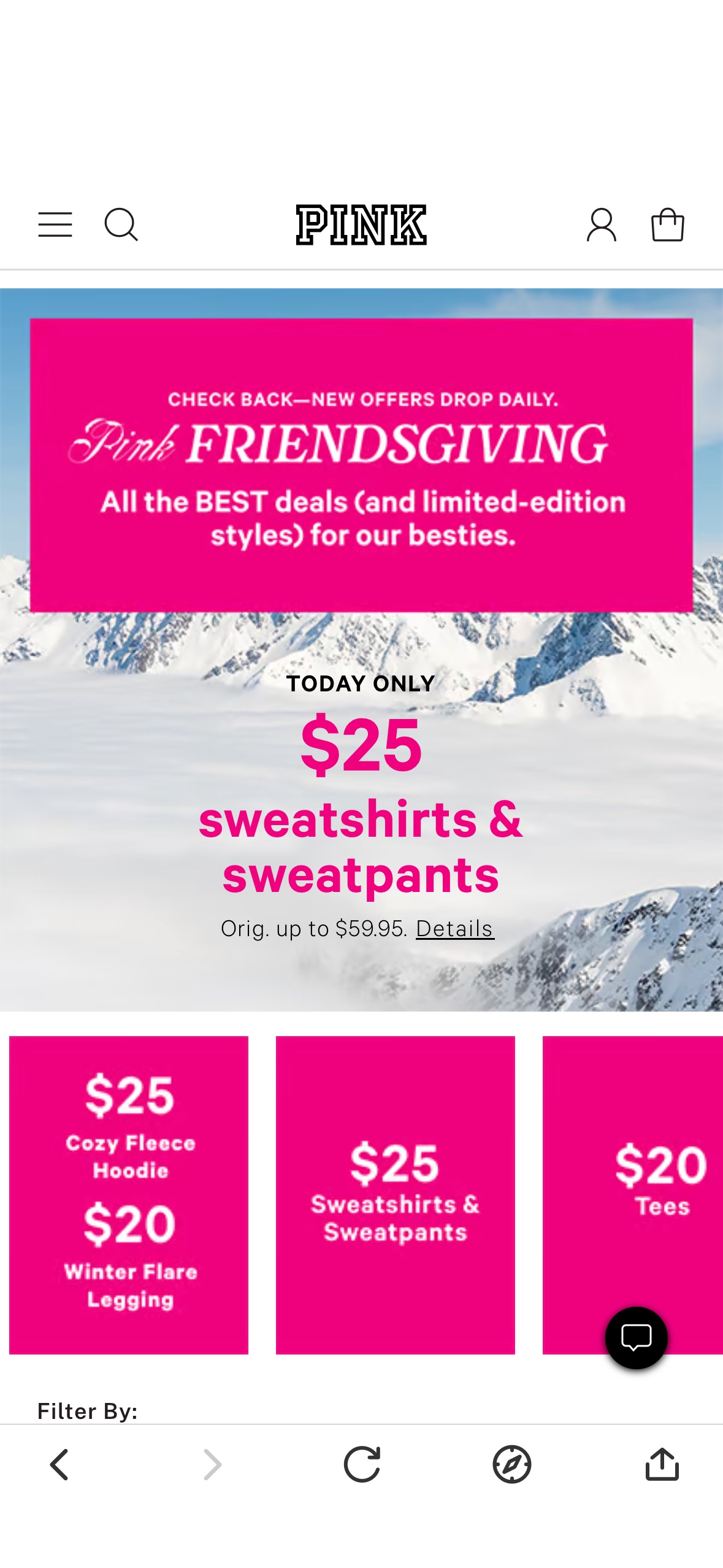 $25 Sweatshirts and Sweatpants