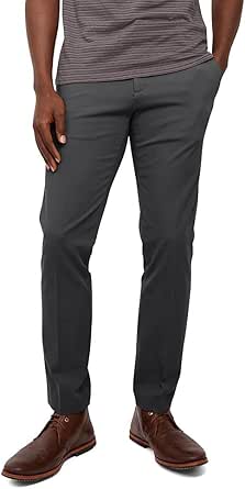 Dockers Men&#x27;s City Trouser Slim Fit Smart 360 Tech Pants, Asphalt, 31W x 32L at Amazon Men’s Clothing store