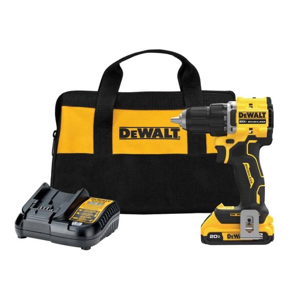 DEWALT ATOMIC COMPACT SERIES 20V MAX* Brushless Cordless 1/2 in. Drill/Driver Kit - DCD794D1 | Blain's Farm & Fleet