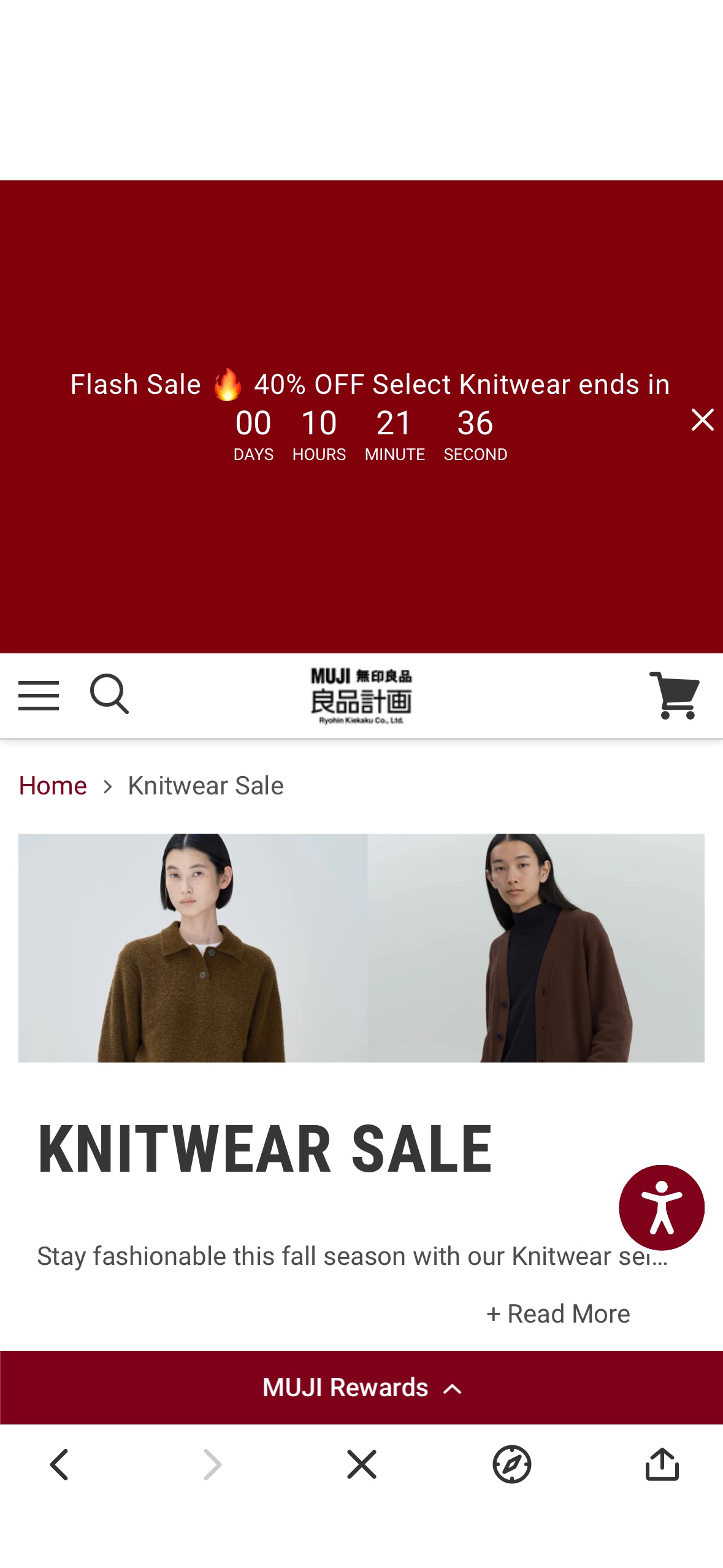 Knitwear Sale | Apparel | MUJI USA6折