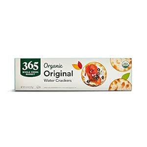 $1.94 Amazon.com: 365 by Whole Foods Market, Organic Original Water Crackers, 4.4 oz