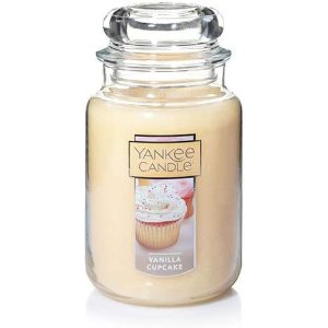 $11.40 Amazon.com: Yankee Candle Vanilla Cupcake Scented Classic 22oz Large Jar Single Wick Candle, Over 110 Hours of Burn Time, Ideal for Creating Relaxing Ambience & Holiday Gifting : Home &a