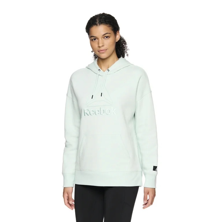 Reebok Women's and Women's Plus Large Logo Hoodie with Pocket, Sizes XS-4X - Walmart.com