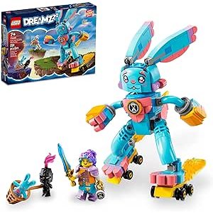 $13.79 Amazon.com: LEGO DREAMZzz Izzie and Bunchu The Bunny Building Toy Set, 2 Ways to Build Bunchu The Bunny, 71453 降价