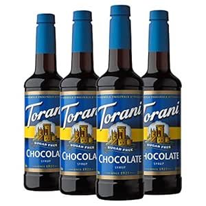 $26.41 Amazon.com: Torani Sugar Free Syrup, Chocolate, 25.4 Ounces (Pack of 4) : Grocery & Gourmet Food