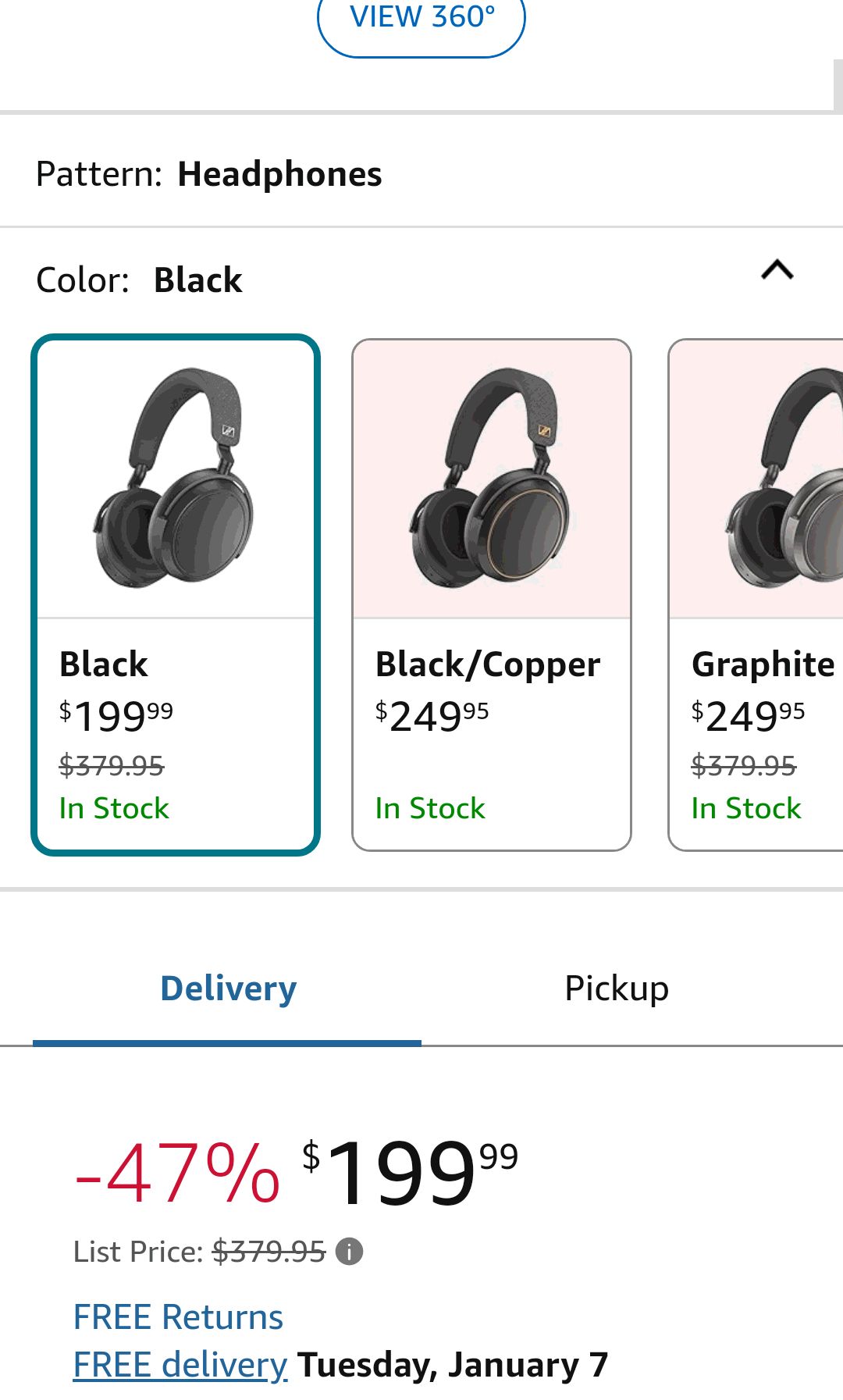 Sennheiser Consumer Audio Momentum 4 199