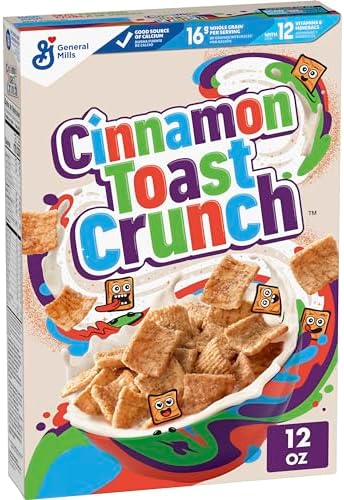 Amazon.com: Original Cinnamon Toast Crunch Breakfast Cereal, 12 OZ Cereal Box