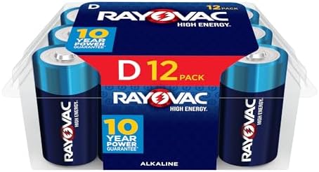 Amazon.com: Rayovac High Energy D Batteries (12 Pack), Alkaline D Cell Batteries : Health &amp; Household