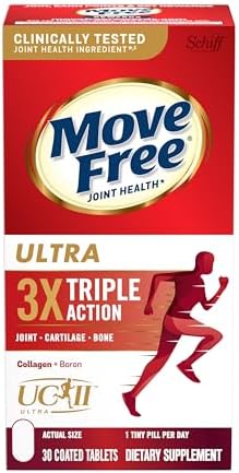 Amazon.com: Move Free Ultra Triple Action Joint Support Supplement - Type II Collagen Boron 