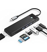 ORICO USB C Hub Adapter 7 in 1 USB Multiport Docking Station with 4K HDMI, 3 USB-A 3.0 Ports