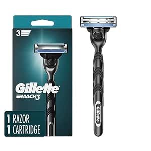 Gillette Mach3 男士剃须刀套装，1个手柄 + 2个刀片补充装