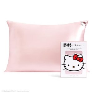 Kitsch x Hello Kitty 绸缎枕套 standard 带拉链