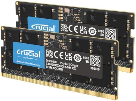 Crucial DRAM 24GB Kit (2x12GB) DDR5 5600MT/s (or 5200MT/s or 4800MT/s) Laptop Memory CT2K12G56C46S5 : Amazon.ca: Electronics