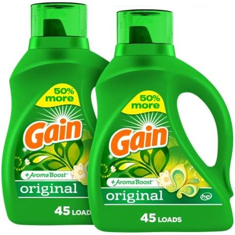 Gain Laundry Detergent Liquid Soap Plus Aroma Boost