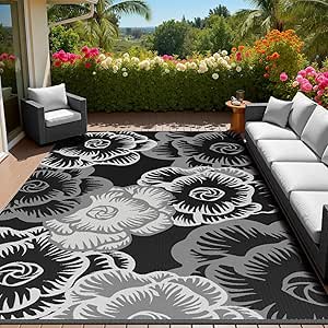 50% OFF Outdoor Rug Waterproof Patio Rug