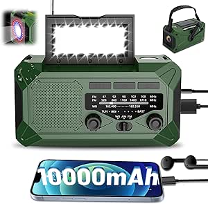 Amiluo 10000mAh Emergency Radio