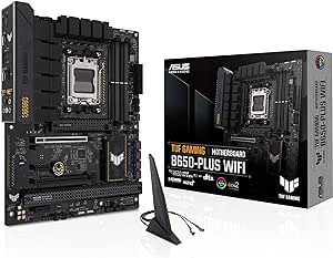 ASUS TUF B650-PLUS主板 支持AM5 高性能游戏之选