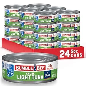 Chunk Light Tuna In Water, 5 oz Cans (Pack of 24)