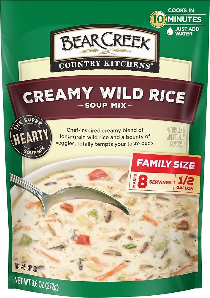 Amazon.com: Bear Creek Soup Mix, Creamy Wild Rice, 9.6 Ounce : Grocery & Gourmet Food