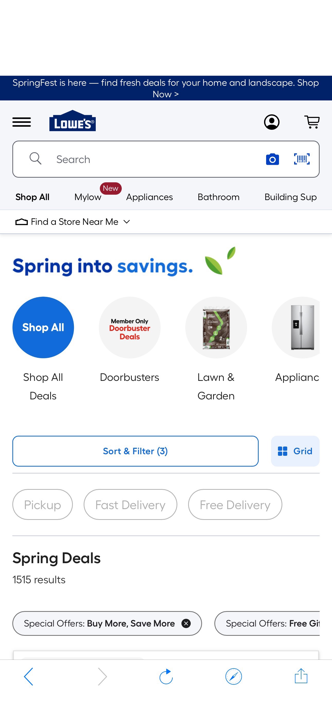Spring Deals at Lowes.com