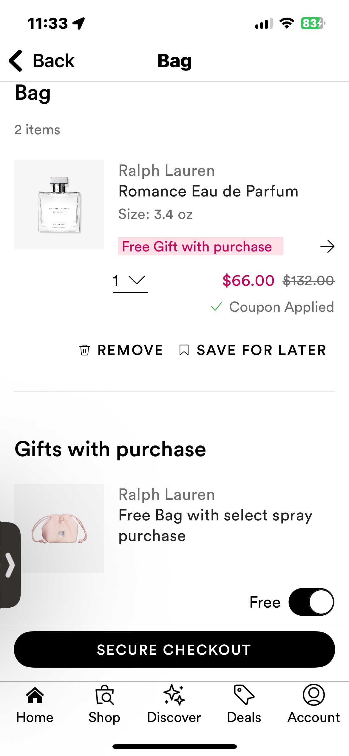 Ralph Lauren - 3.4 oz Romance Eau de Parfum | Ulta Beauty