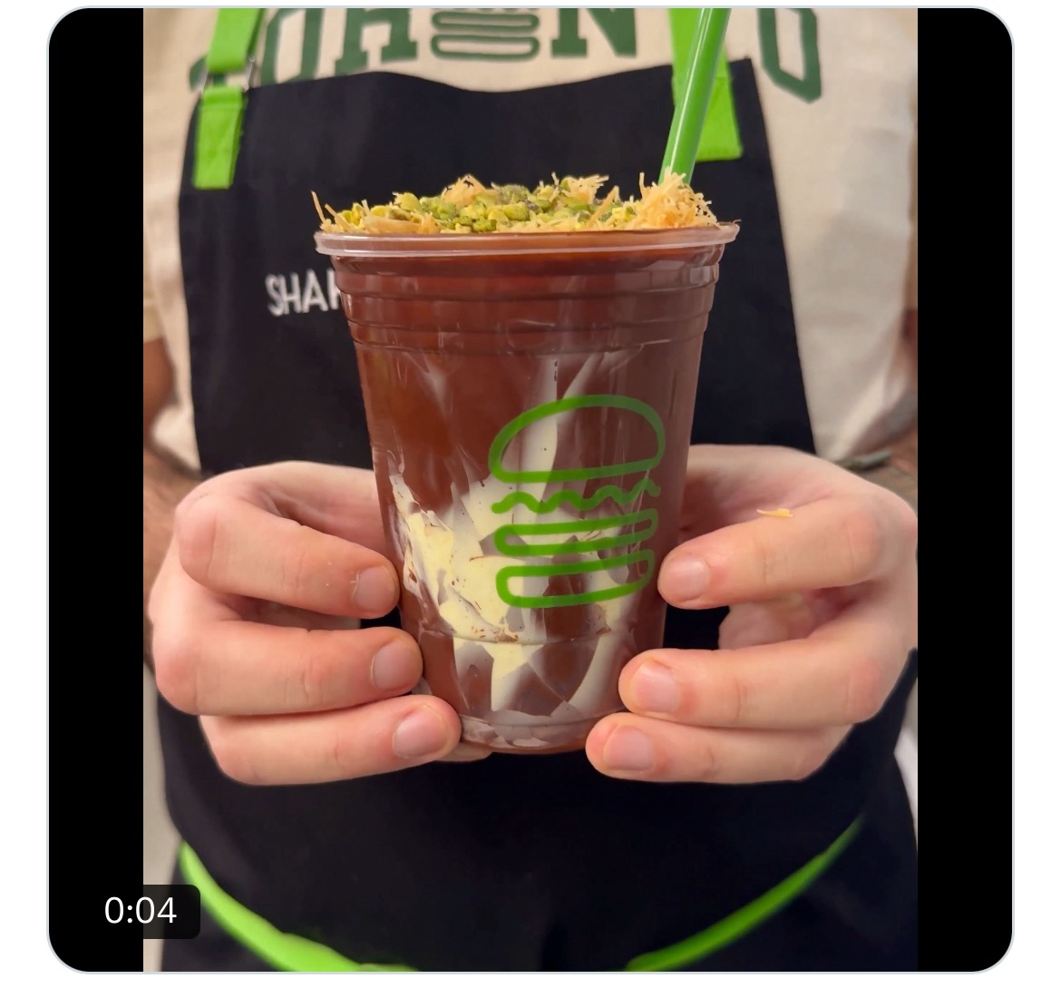 SHAKE SHACK 迪拜巧克力饮品上市