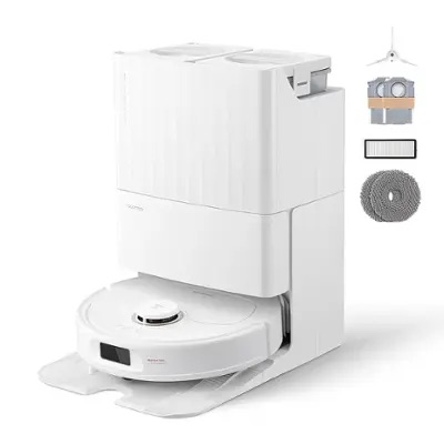 Roborock Qrevo Pro Wi Fi Connected Robot Vacuum and Mop with FlexiArm Design Edge Mopping, Dynamic Hot Water Mop Washing White ROBOROCK QREVO PRO - Best Buy