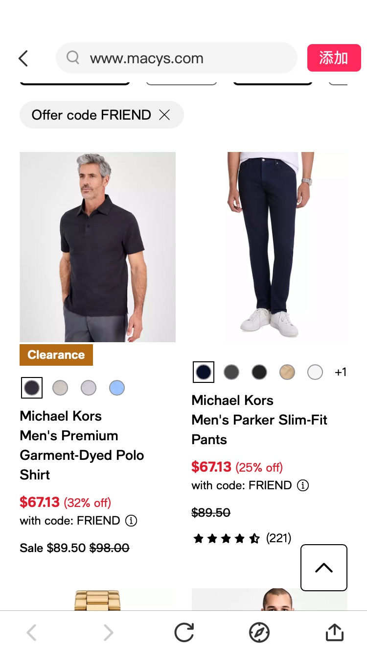 Extra 25% off Michael Kors