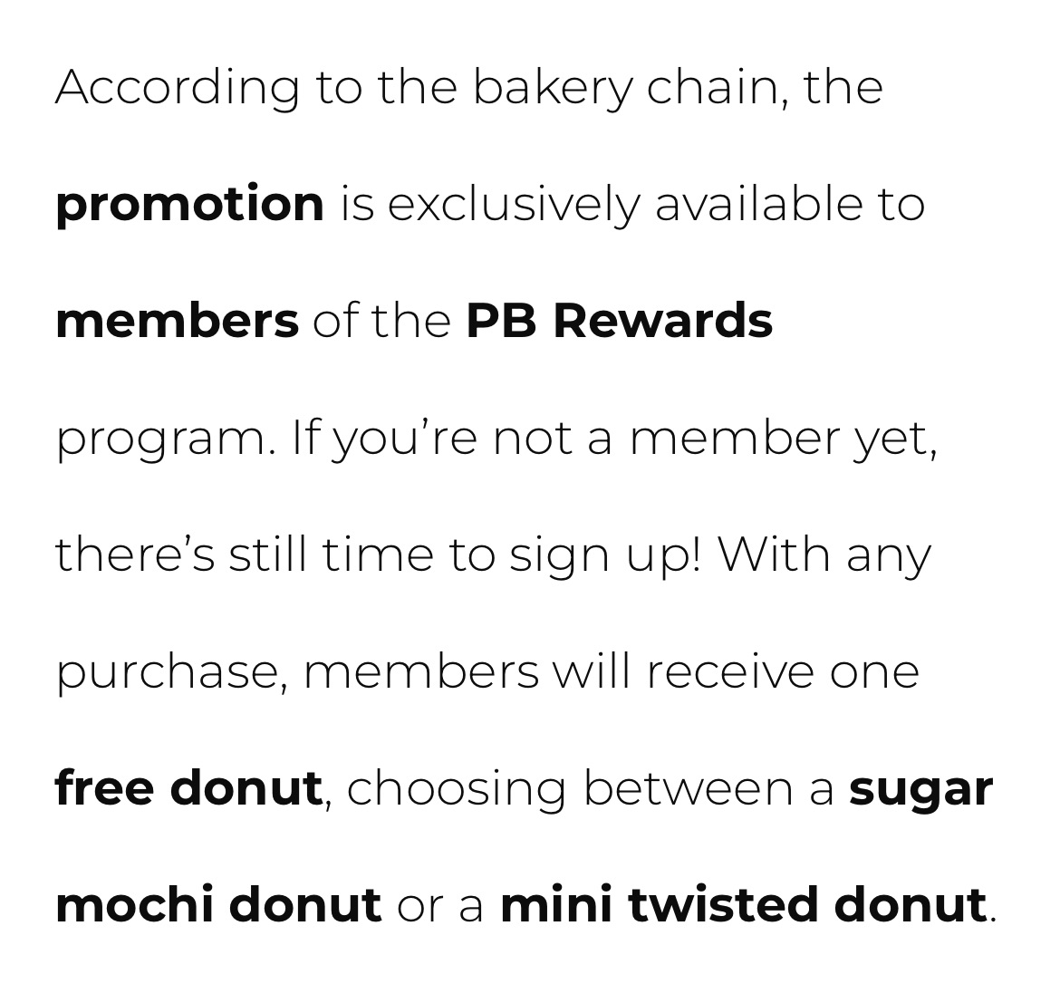 Paris Baguette National Donut Day 免费甜甜圈日活动
