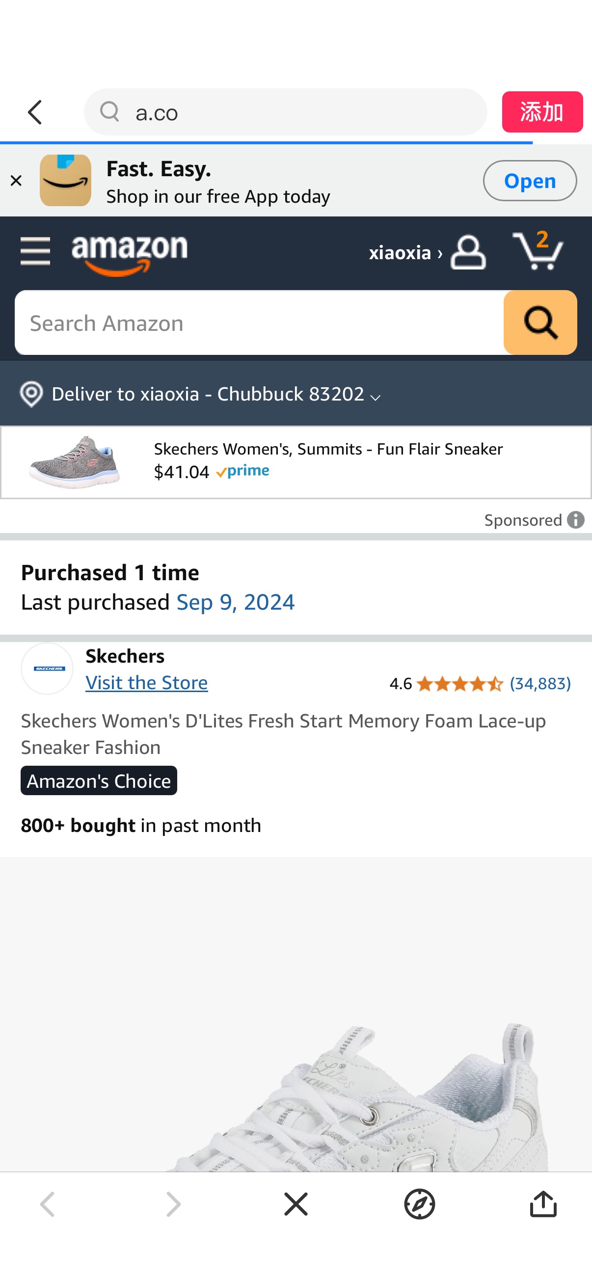 Amazon.com | Skechers Women's D'Lites Memory Foam Lace-up Sneaker,White Silver,7.5 M US | Fashion Sneakers
