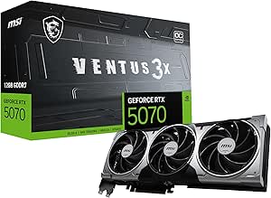 微星 Ventus 3X 0c GeForce RTX 5070 12GB 显卡