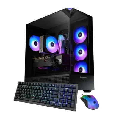 iBUYPOWER Element Gaming Desktop PC Intel Core Ultra 7 265F, NVIDIA GeForce RTX 5070 12GB, 32GB DDR5 RGB,2TB SSD Black EBI7N5701 - Best Buy