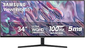 SAMSUNG 34" ViewFinity S50GC Series Ultra-WQHD Monitor