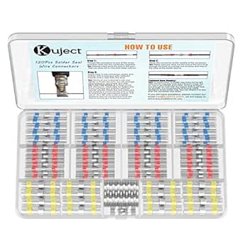 老牌Kuject热缩焊料密封线连接器套件120PCS限时促销！