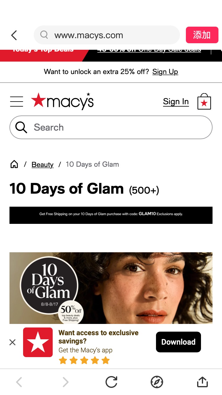 Bonus Day up to 50% off Beauty Deals