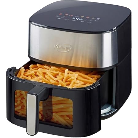 Amazon.com: Midea Air Fryer 5.5 Quart with See-Thru Window, Heatexpress Rapid Air Technology, and 9 Preset Menus for Quick and Easy Meals : Home & Kitchen