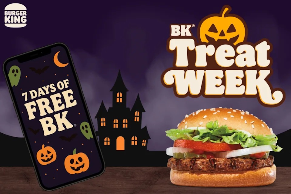 Burger King 一周7天会员的 treat week优惠活动