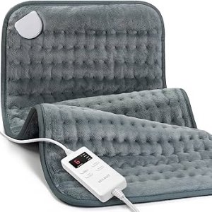 $19.15 Amazon.com: Heating Pad for Back & Period Cramps, Portable Heating Pad for Neck and Shoulders and Back with Auto Shut Off Large, Machine Washable, Christmas Gifts for Women, Men : Health & Household