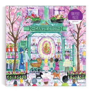 $5.94 Amazon.com: Galison Easter Candy Shop – 500 Piece Michael Storrings Jigsaw Puzzle Featuring Beautiful Artwork of an Easter Candy Confectionery : Storrings, Michael: Toys & Games