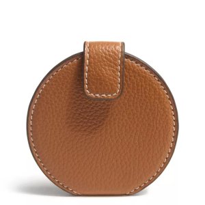 $15 Vera Bradley Women s Outlet Faux Leather Essential Pocket Mirror Roasted Pecan : Target
