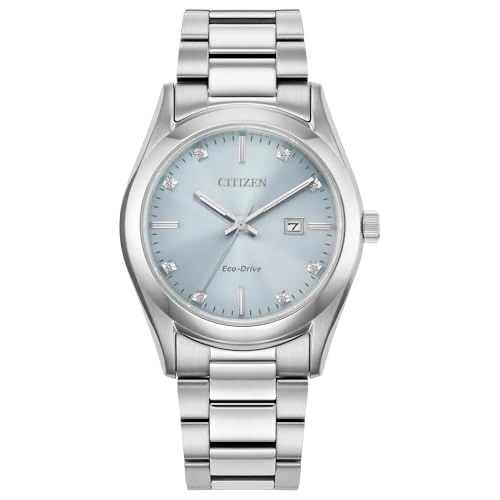 Citizen Ladies Eco-Drive Sport Luxury 清新蓝表盘女表